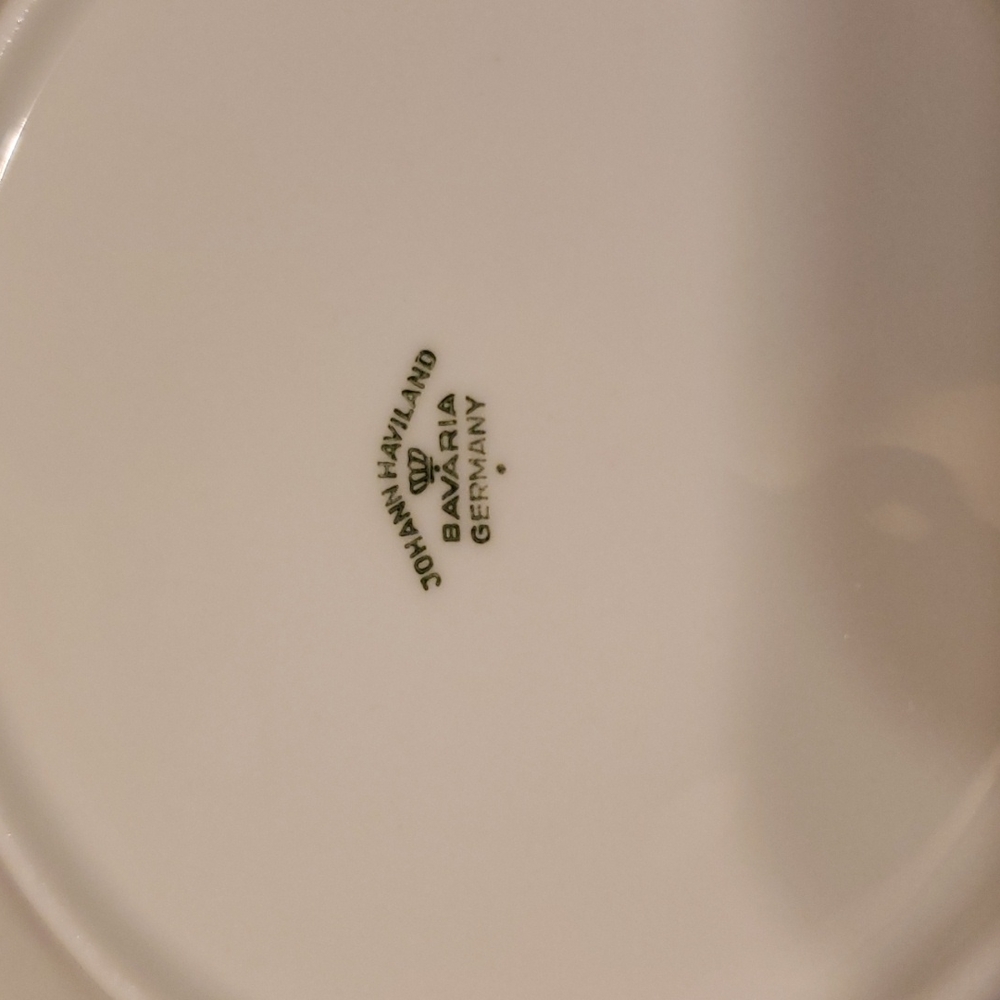 Johann Haviland Blue Garland Bread Plate (4pcs) - Picture 4 of 4